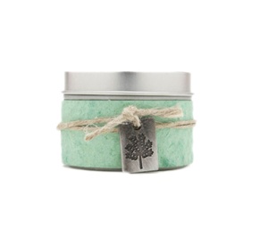 Small Tin Growth Soy Candle Rosemary Tea Tree