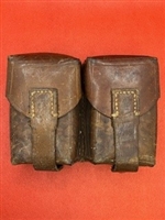 G.I. Used Mauser Leather Ammo Pouches