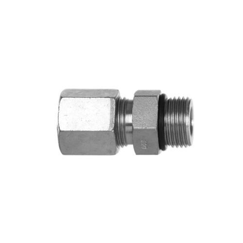 8L Metric Compression Tube Nut 8mm for Hydraulic Pipe Mild Steel