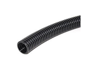 COR-18.8 | Super flat wave shape Corrugated seamless flexible conduit, ID:18.8mm OD:23.6mm   Wall thickness: 0.30+/-0.05 mm Color: black