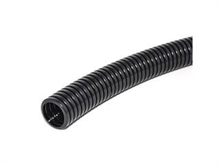 COR-22.6 | Super flat wave shape seamless Corrugated flexible conduit, ID:22.6mm? OD:28.5mm  Wall thickness: 0.35+/-0.05 mm Color:  black