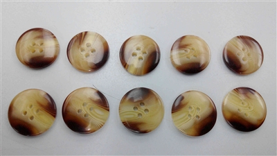 Brownish Feathery Pattern Rod Buttons