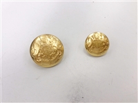 Blazer Button 108 - 2 Sizes (Golden Shiny Finish) - in Pack