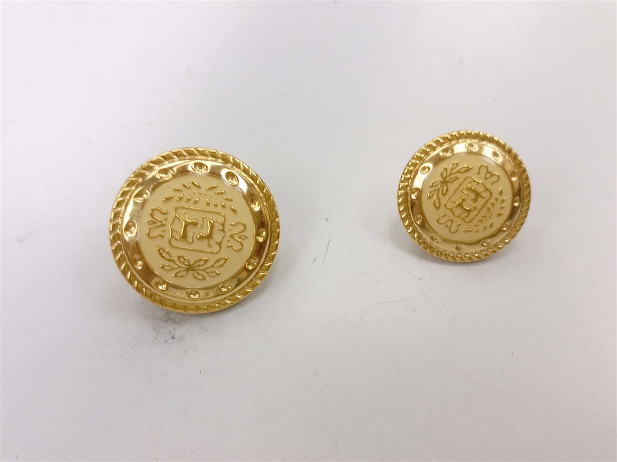 8-pk. Antique Gold Buttons