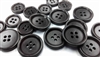 dark grey corozo suit buttons