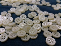 Double Ring Rim Trocas Shell Buttons 18L - 3mm Thickness