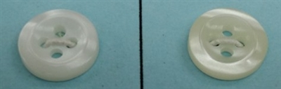 Polyester Shirt Buttons - Normal Thickness K105 - Bevel-Shaped 4 Holes