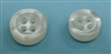 Polyester Shirt Buttons - 3.7mm Thickness K670N Off-White - 4 Holes