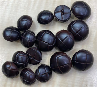 real leather buttons