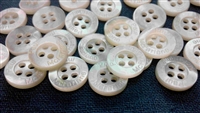 logo engraved shell buttons