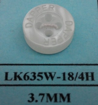 Logo Engraved Polyester Shirt Buttons - LK635W