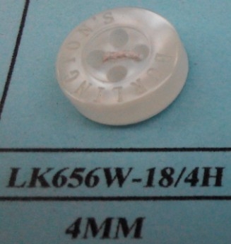 Logo Engraved Polyester Shirt Buttons - LK656W