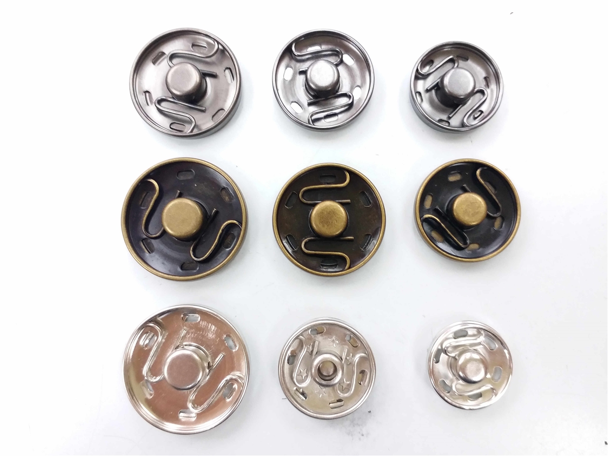 metal snap buttons, big size snap buttons, 10mm snap buttons, 10mm