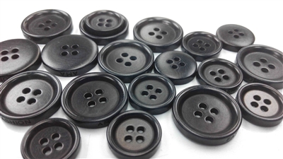 navy blue corozo suit buttons