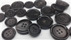 Black Horn Buttons for Suits