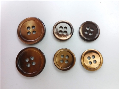 Golden Rod Pearl Suit Buttons