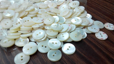 Smoke Mother of Pearl (MOP) Suit Buttons