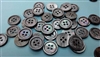 Logo Engraved Smoke Mother of Pearl Buttons