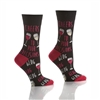 Women's Wine Glug Print Socks