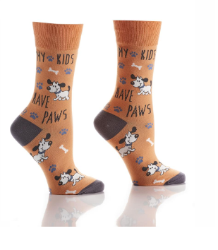 Women's My Kids Have Paws Print Socks