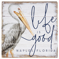 Life Is Good 6x6 Wood Sign