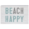 Beach Happy Wood Sign 3.5x5.25