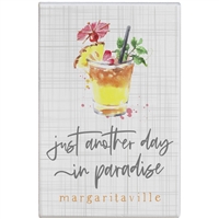 Just Another Day In Paradise Wooden Sign 3.5x5.25
