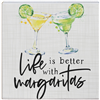 Better With Margaritas Wood Sign
