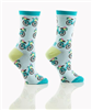 Women's Flower Basket City Bikes Print Socks