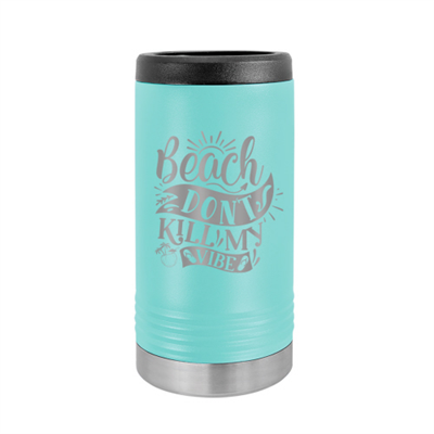 Viv & Lou Beach Vibe Slim Can Coozie