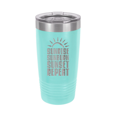 Viv & Lou Sunrise Sunburn Sunset 20oz Insulated Tumbler