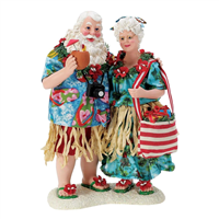 Possible Dreams Clothtique Santa Figurine "Tourist Season""