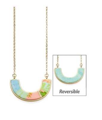 Jilzarah Palm Beach  Reversable Cradle Necklace