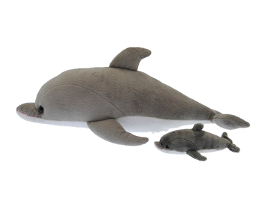 Baby Dart & Mommy Dolphin-2 Pieces Connected