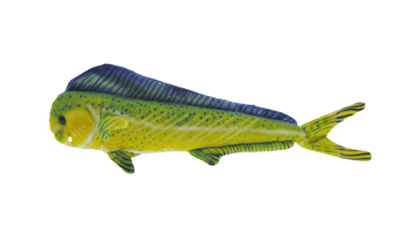 Rainbow Dolphinfish Plush Toy