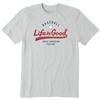 Life is Good Mens American Pastime Crusher Tee