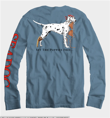 Sea Dog Bikini Dog Long Sleeve Shirt