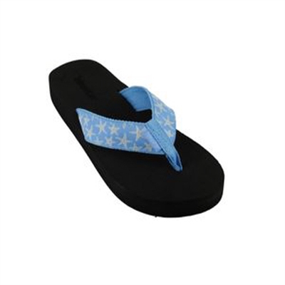 Tidewater Periwinkle Starfish Flip Flops