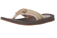 Margaritaville Men's Rag Time Canvas Frayed Flip Flop