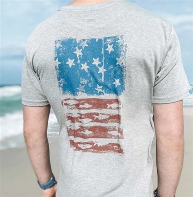 30A Unisex Fish Flag Recycled Tee