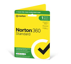 Norton 360 Standard 2023 - 1 Devices 1 Year Subscription PC/Mac/iOS/Android