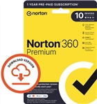 Norton 360 Premium 2023 - 10 Devices 1 Year Subscription PC/Mac/iOS/Android Download