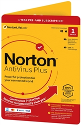 Norton AntiVirus Plus 2023 - 1 Device and 1 Year Subscription PC or Mac