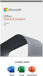 Microsoft Office 2021 Home and Student | 1 user | 1 PC (Windows 10/11) or Mac | one-time purchase | multilingual | Box