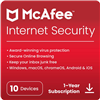 McAfee Internet Security 2023 10 Devices Antivirus Internet Security Software Windows/Mac/Android/iOS 1 Year Download