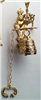 Small Wall mounted Monastery Bell, Height 20cm