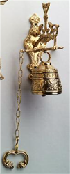 Small Wall mounted Monastery Bell, Height 20cm
