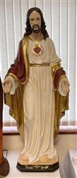 Statue of Sacred Heart of Jesus 122cm high