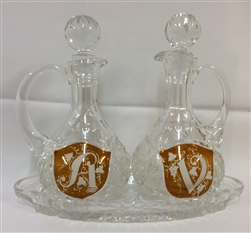 Crystal Cruet Set