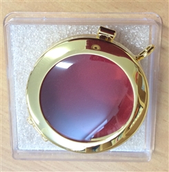 Gold and red pyx 54mm